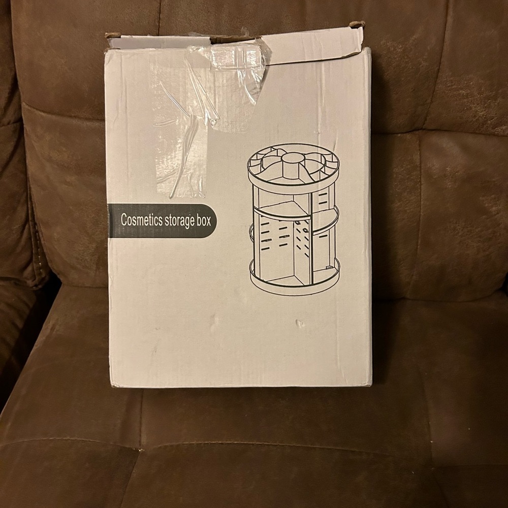 360RotatingMakeup💄OrganizerDIY AdjustableSpinning,FoldableMakeupStorageDisplay - Picture 2 of 7
